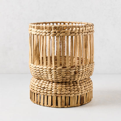 Bali Large Woven Hyacinth Hurricane