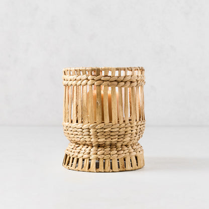 Bali Small Woven Hyacinth Hurricane