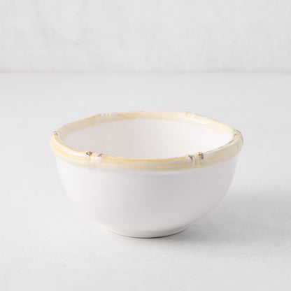 Bamboo Ceramic Nut Bowl with Natural Edge