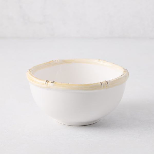 Bamboo Ceramic Nut Bowl with Natural Edge