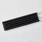 Black Unscented Taper Candle Bundle (17"), Set of 5