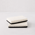 Black and White Kitchen Sponges, Set of 2