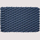 Navy and Glacier Bay Braided Rope Doormat