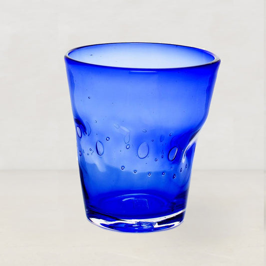 Dark Blue Henri Glass, 8 oz.