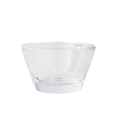 Scissor-Cut Glass Breakfast Bowl