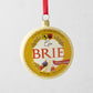 Brie Cheese Christmas Tree Ornament