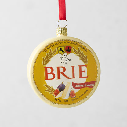 Brie Cheese Christmas Tree Ornament