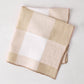 Khaki Buffalo Check Linen Napkin