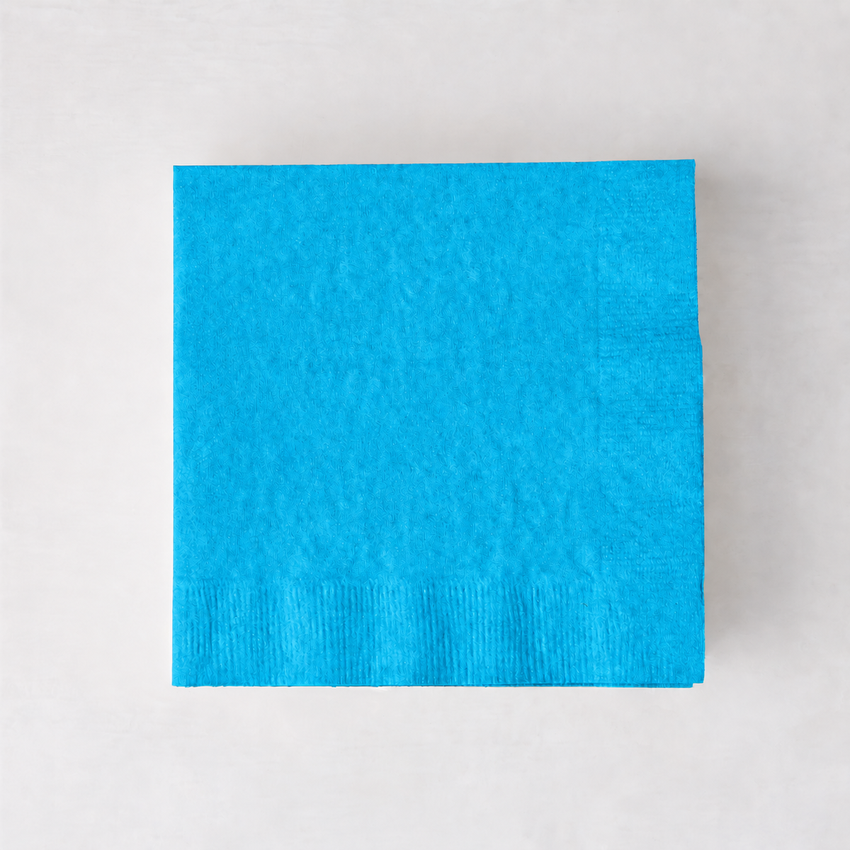 Personalized Caribbean Blue Paper Cocktail Napkins, Set of 100