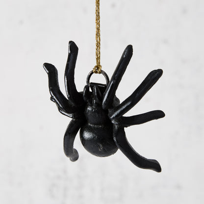 Black Cast Iron Decorative Spider
