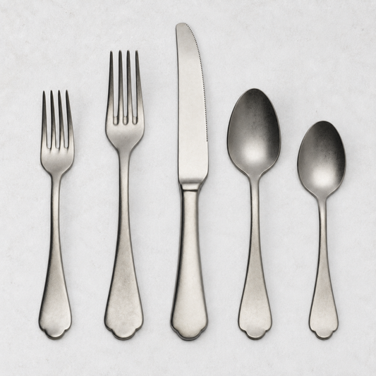 Dolce Vita Vintage Matte 5-Piece Flatware Set