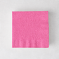 Personalized Bright Pink Paper Cocktail Napkins, Set of 100