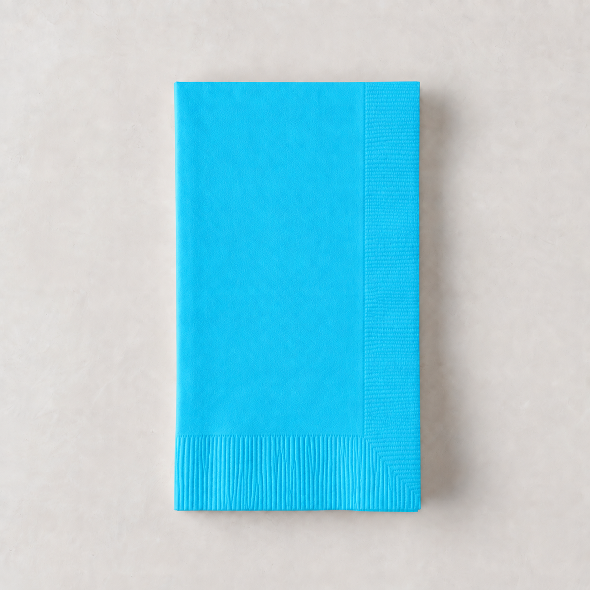 Personalized Caribbean Blue Paper Hand Towels, Set of 100