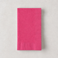 Personalized Magenta Pink Paper Hand Towels, Set of 100
