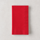 Personalized Red Paper Hand Towels, Set of 100