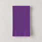 Personalized Dark Purple Paper Hand Towels, Set of 100