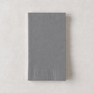 Personalized Grey Paper Hand Towels, Set of 100