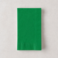 Personalized Green Paper Hand Towels, Set of 100