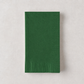 Personalized Dark Green Paper Hand Towels, Set of 100