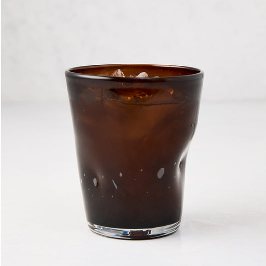 Chocolate Brown Henri Glass, 8 oz.