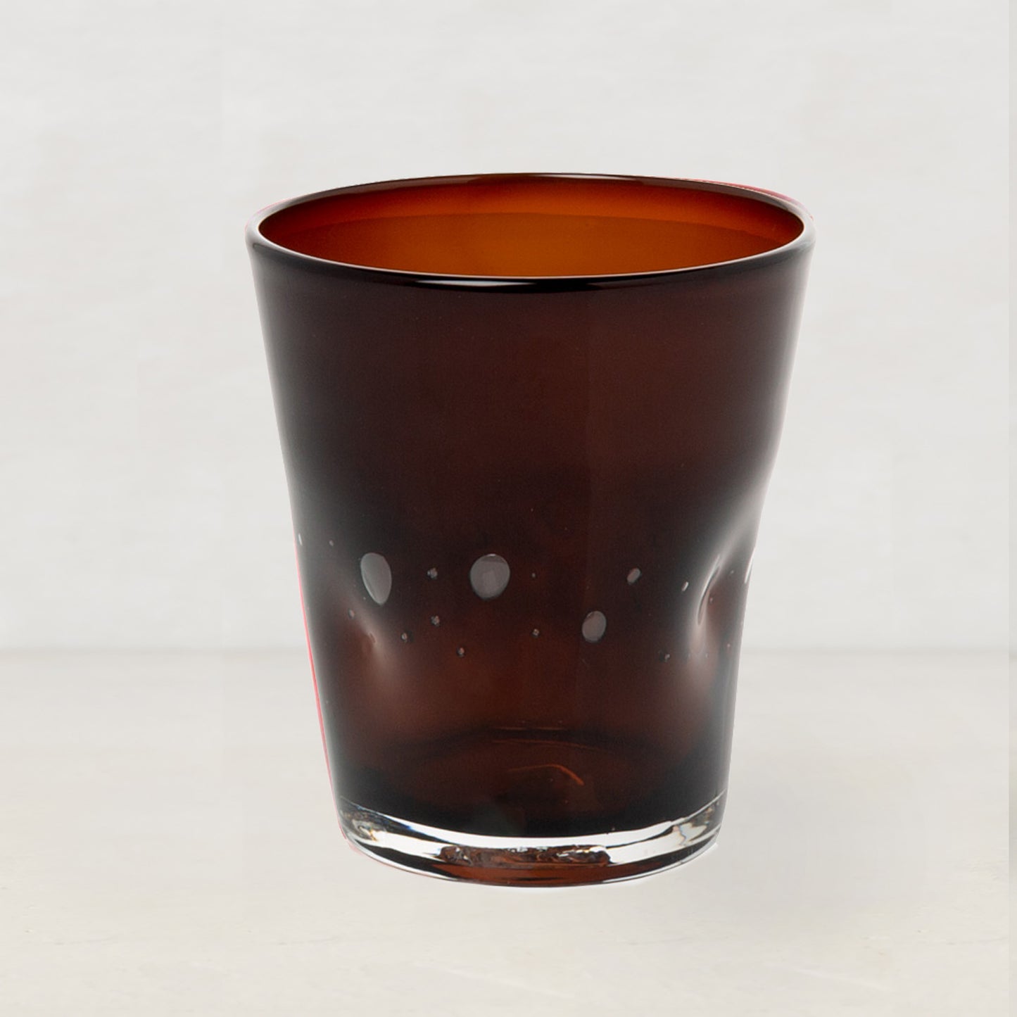 Chocolate Brown Henri Glass, 8 oz.