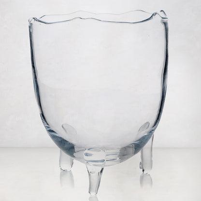 Cis Large Scissor-Cut Glass Bowl