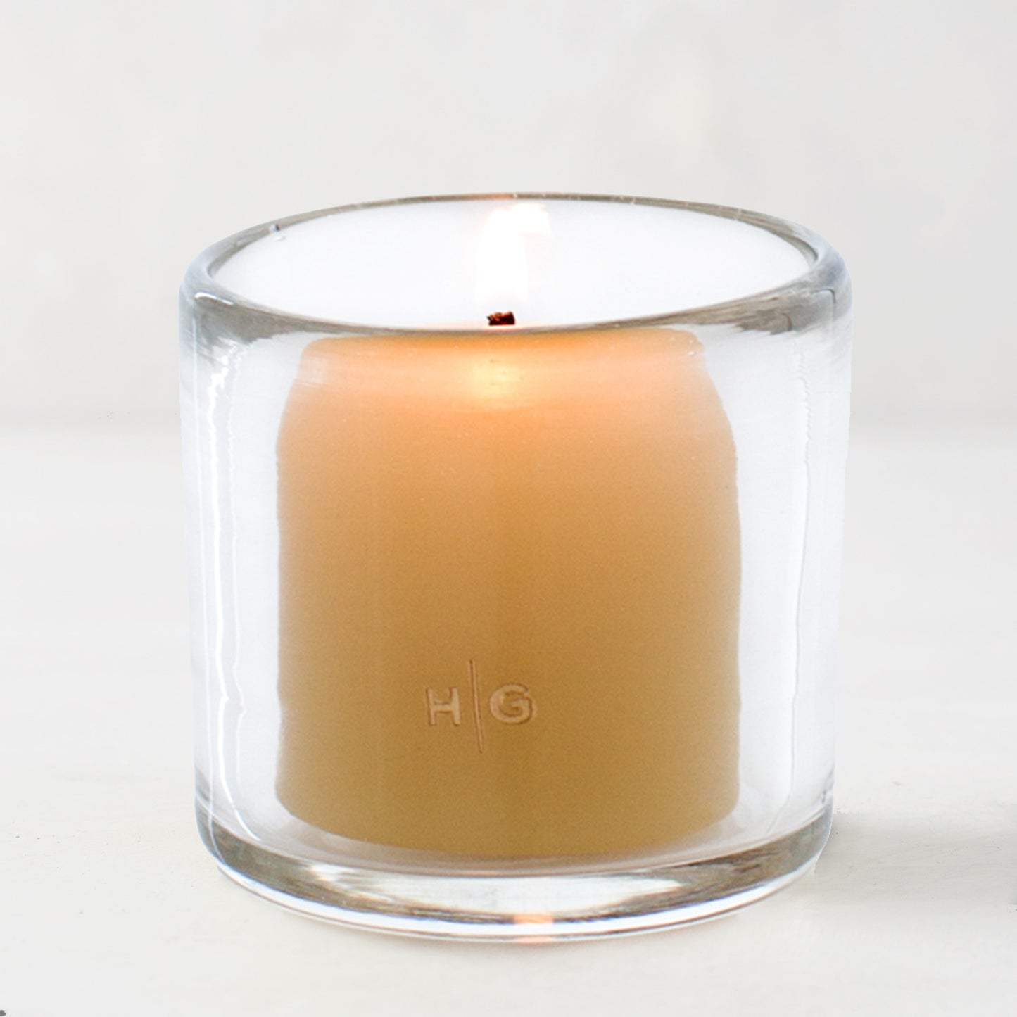 Small Clear Votive Glass Candle Holder