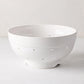 Hudson Grace White Ceramic Colander