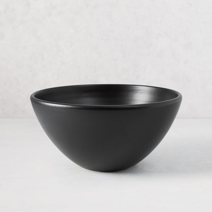 Diane Keaton + Hudson Grace Medium Matte Black Modern Serving Bowl