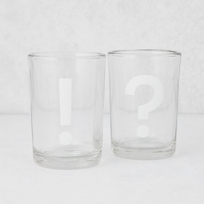 Diane Keaton + Hudson Grace Question Mark Everyday Wine Glass