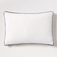 Diane Keaton + Hudson Grace Black Gusseted Lumbar Linen Pillow