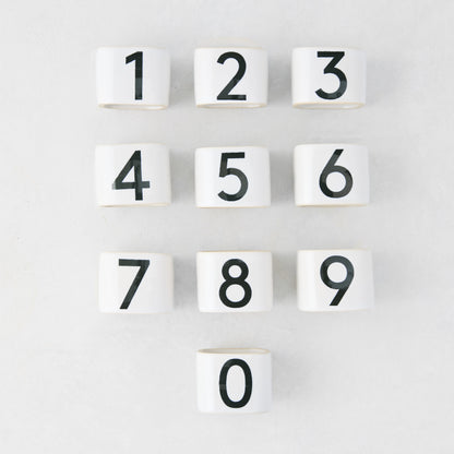 Diane Keaton + Hudson Grace Numeric Napkin Rings, Set of 10