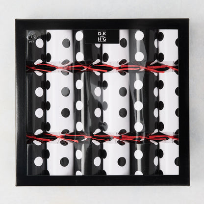 Diane Keaton + Hudson Grace Polka Dot Christmas Crackers