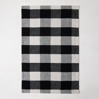 Diane Keaton + Hudson Grace Black Buffalo Check Hand Towels, Set of 2