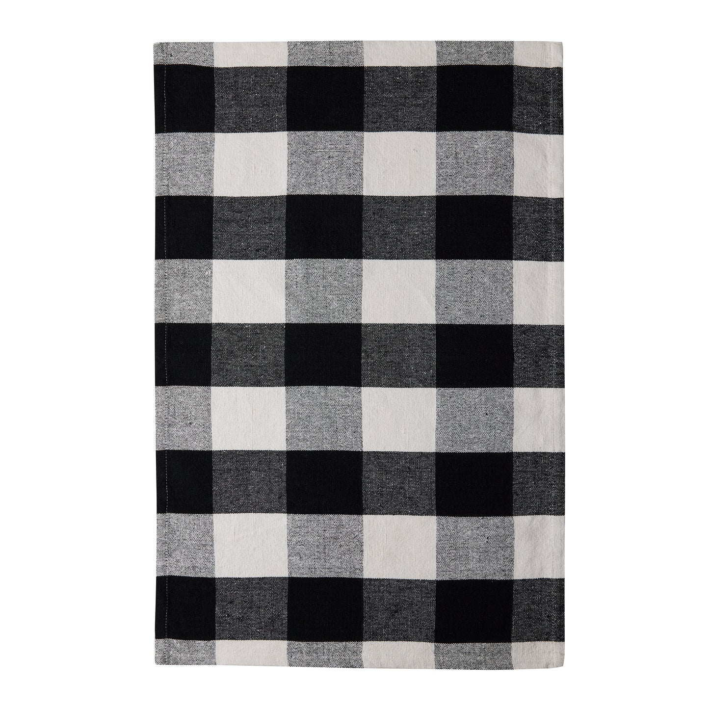 Diane Keaton + Hudson Grace Black Buffalo Check Hand Towels, Set of 2