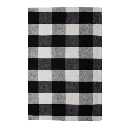 Diane Keaton + Hudson Grace Black Buffalo Check Hand Towels, Set of 2