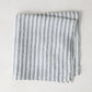 Diane Keaton + Hudson Grace Black Ticking Stripe Linen Napkin