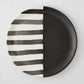 Diane Keaton + Hudson Grace Domino Painted Half Stripe Salad Plate