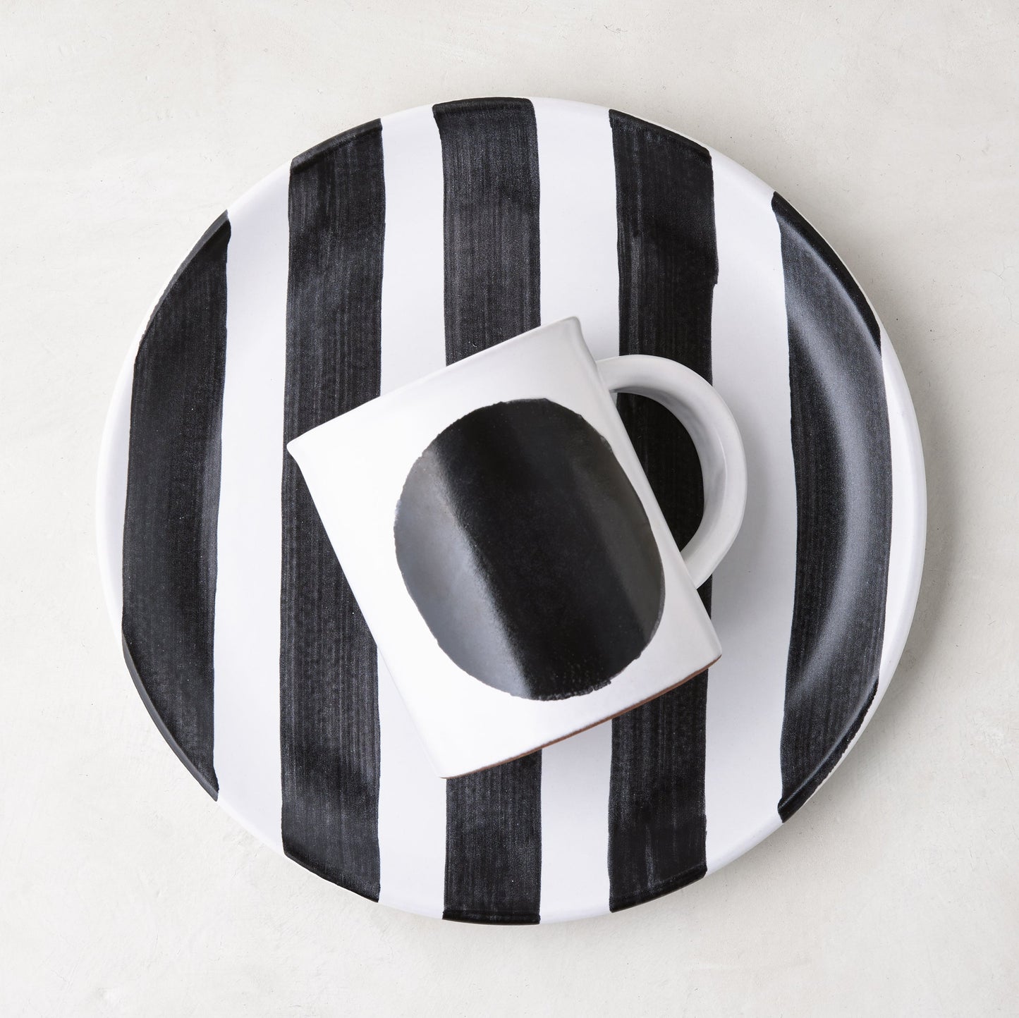 Diane Keaton + Hudson Grace Domino Dot Stoneware Mug