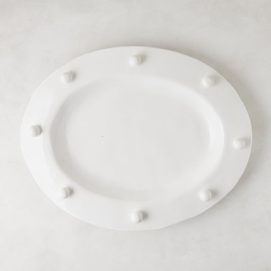 Diane Keaton + Hudson Grace Modern Dot Ceramic Serving Platter