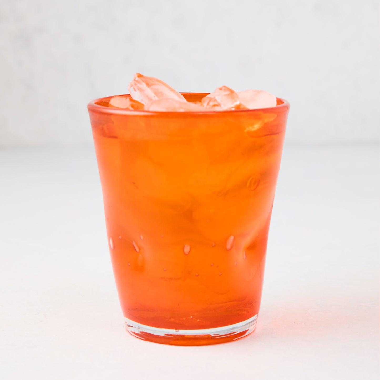 Dark Orange Henri Glass, 8 oz.