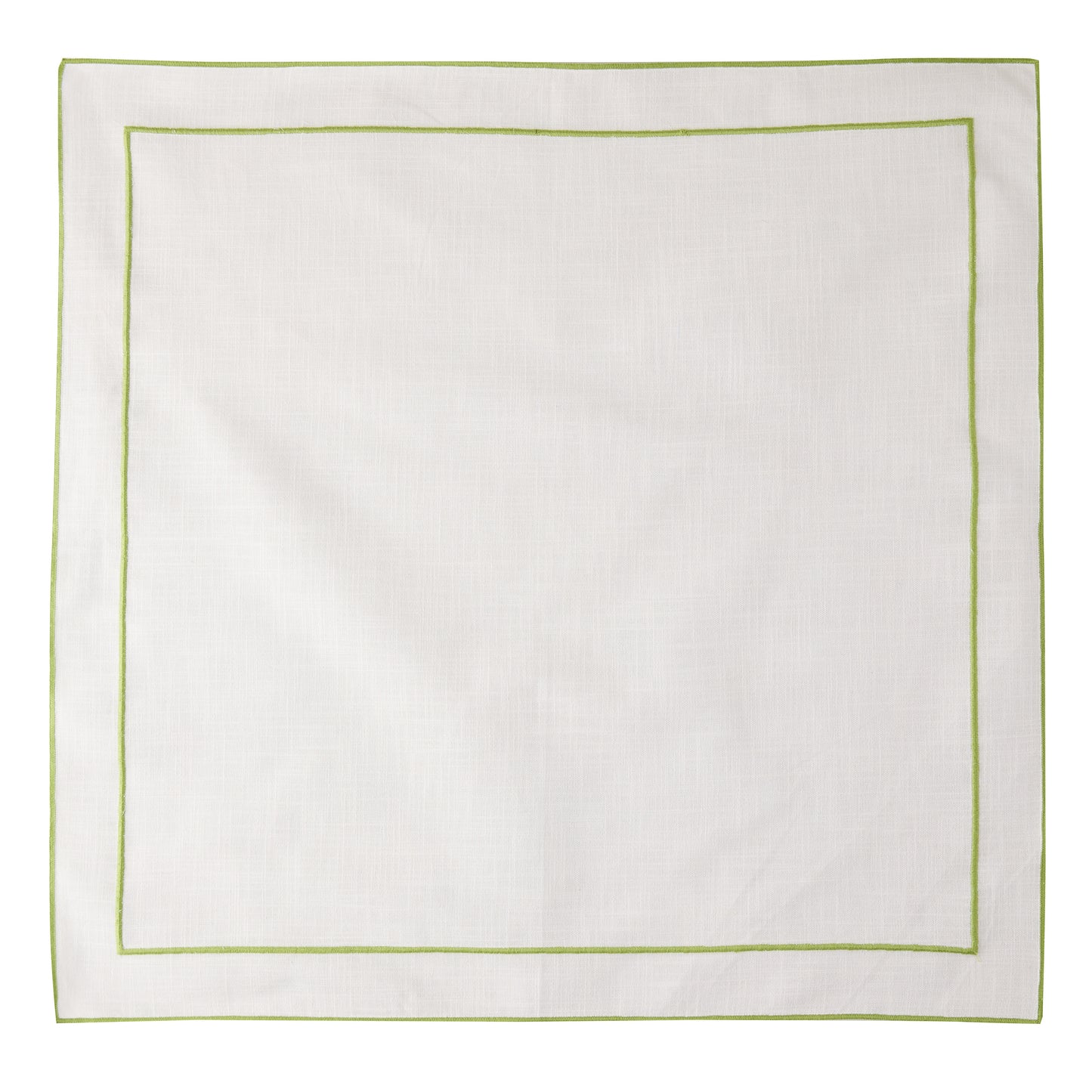 Aloe Double Line Embroidered Linen Napkin