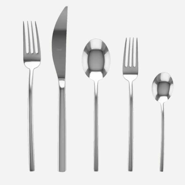 Due 5-Piece Stainless Steel Flatware Set