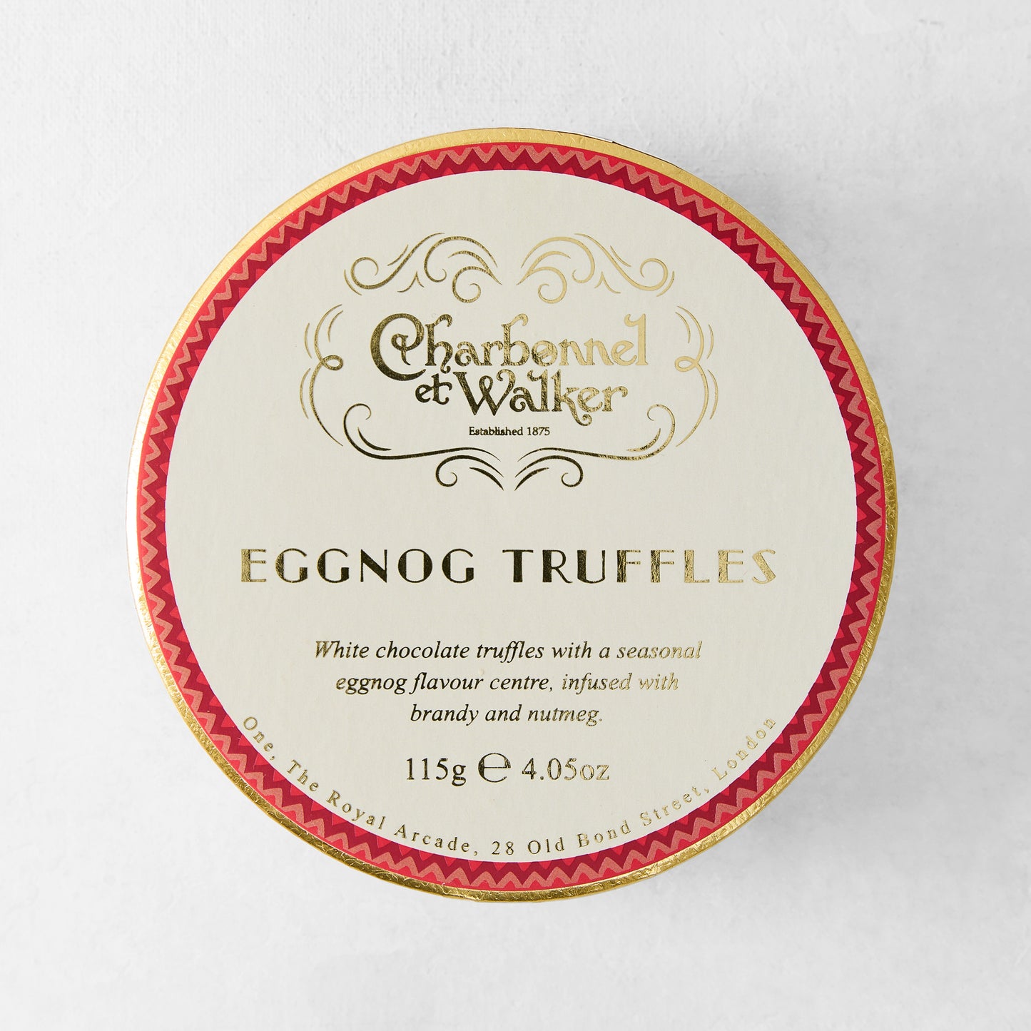 Holiday Eggnog Truffle Chocolates