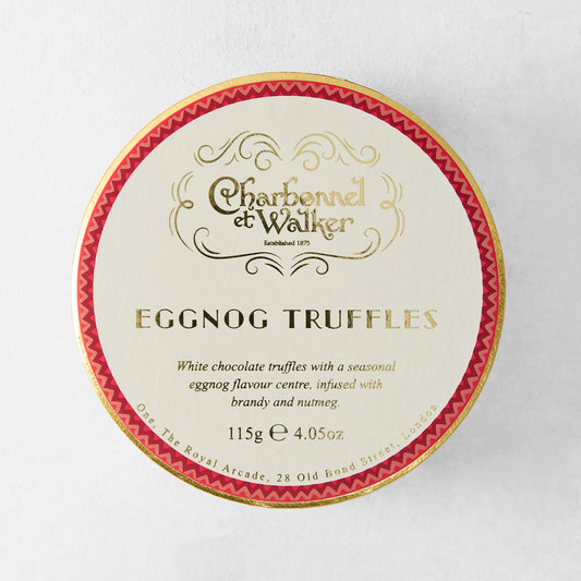 Holiday Eggnog Truffle Chocolates