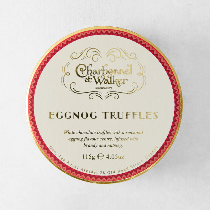 Holiday Eggnog Truffle Chocolates