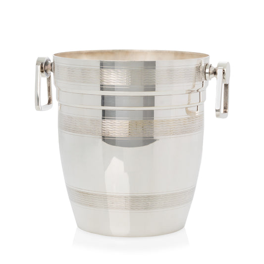 Large Glass Ice Bucket with Handles - Hudson Grace