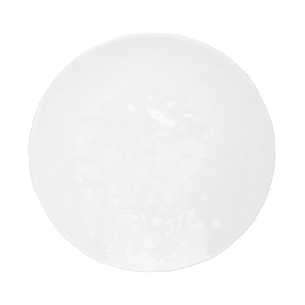 Pebble White Ceramic Salad Plate