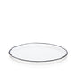 Pacific Black Rimmed Salad Plate