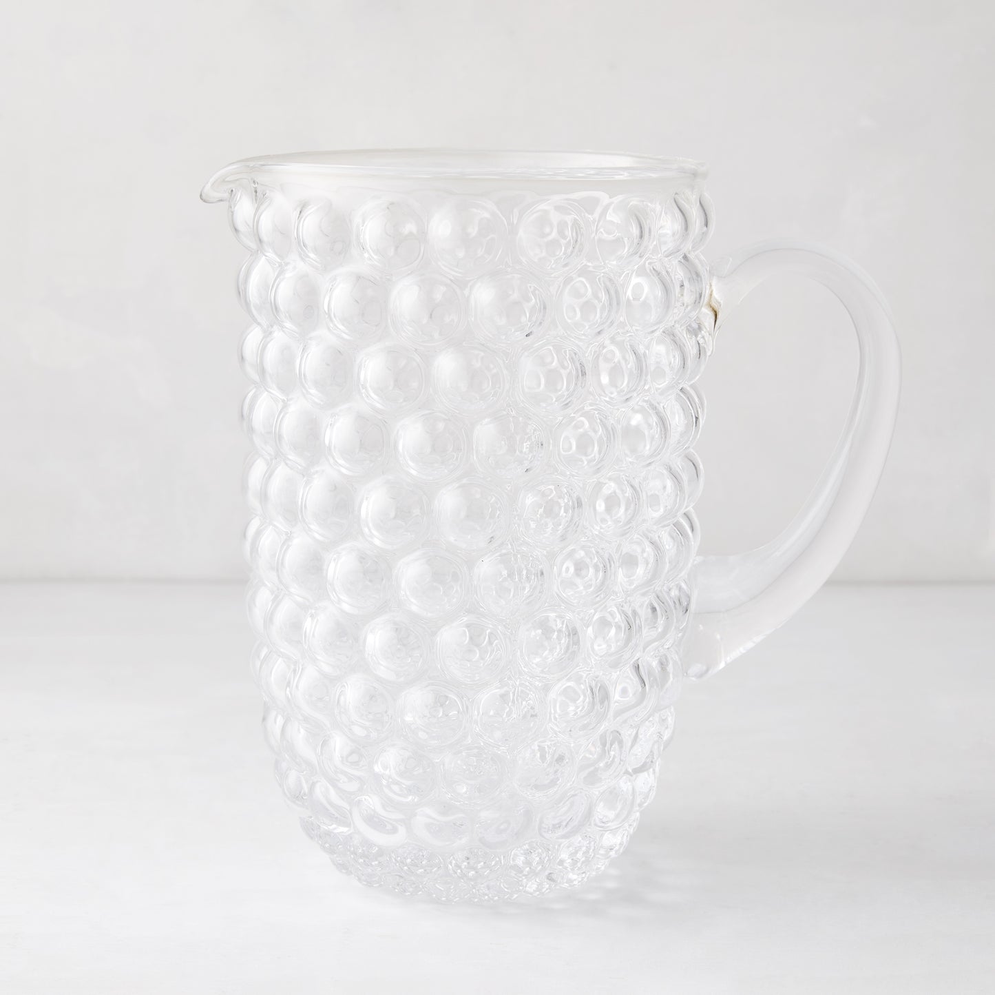 Glass Bubble Pitcher